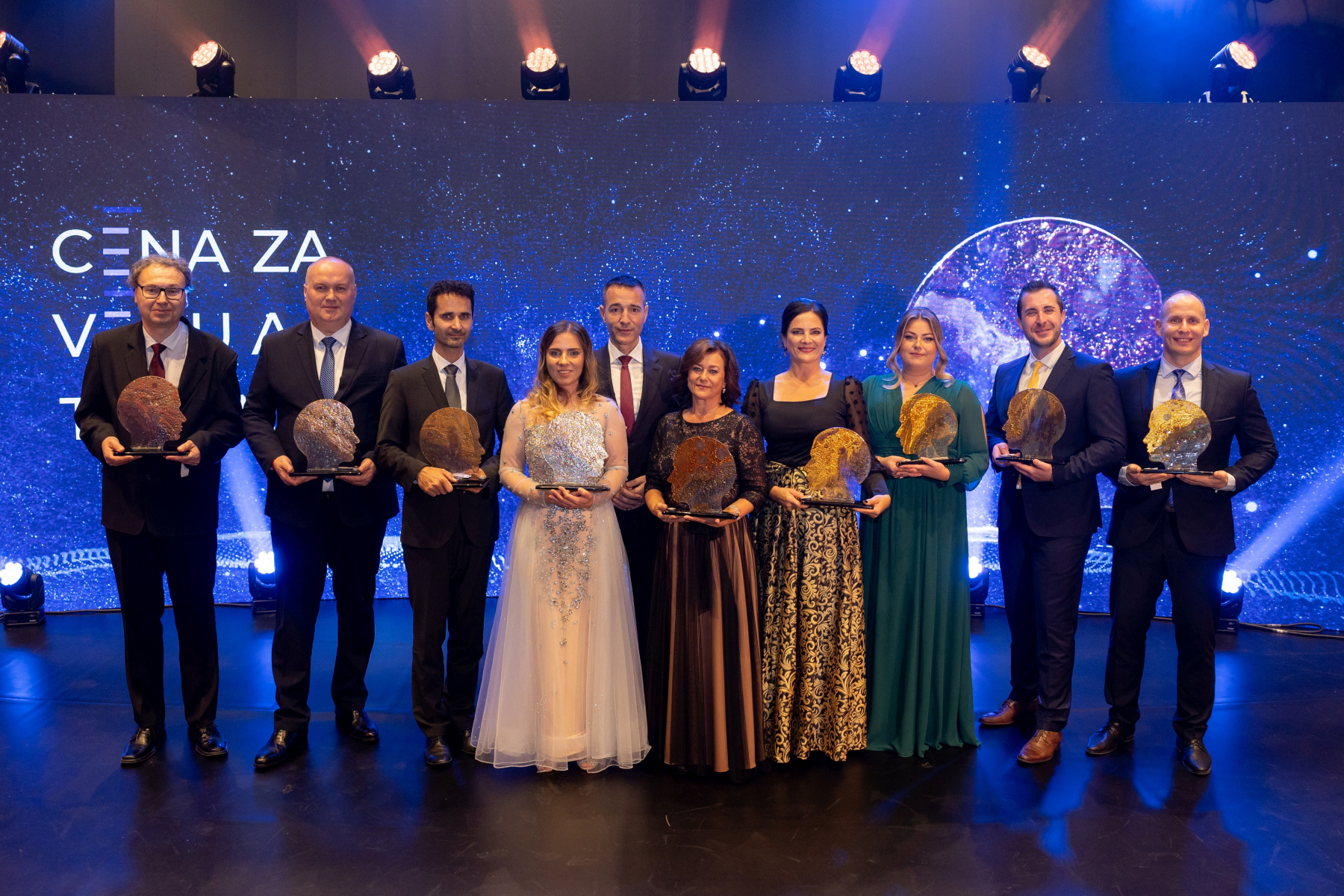 Laureáti ocenenia Cena za vedu a techniku 2024. Foto:  Lukáš Záleský, CVTI SR