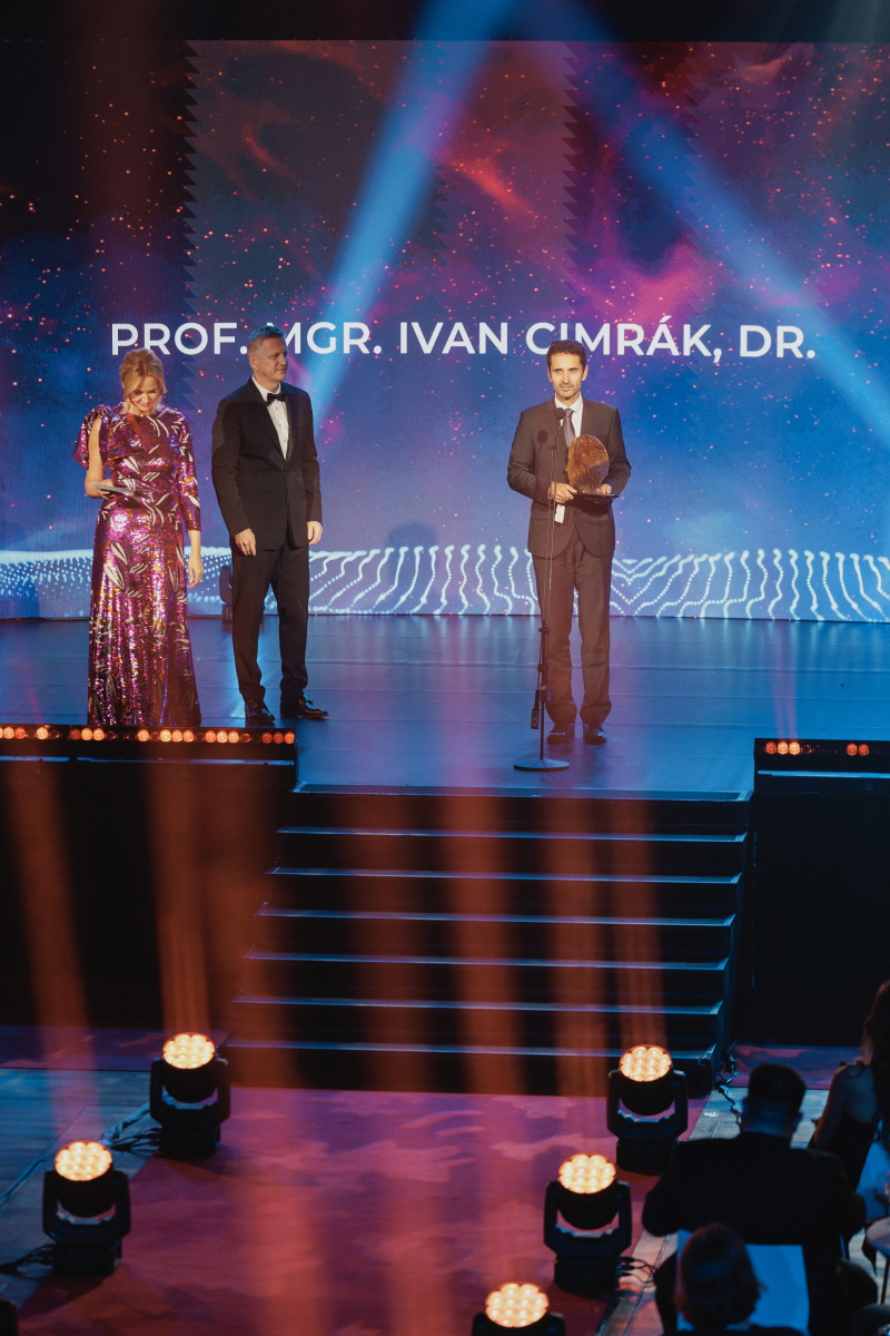 Prof. Mgr. Ivan Cimrák, Dr. – Osobnosť vedy a techniky, CVaT 2024. Foto: Lukáš Záleský, CVTI SR