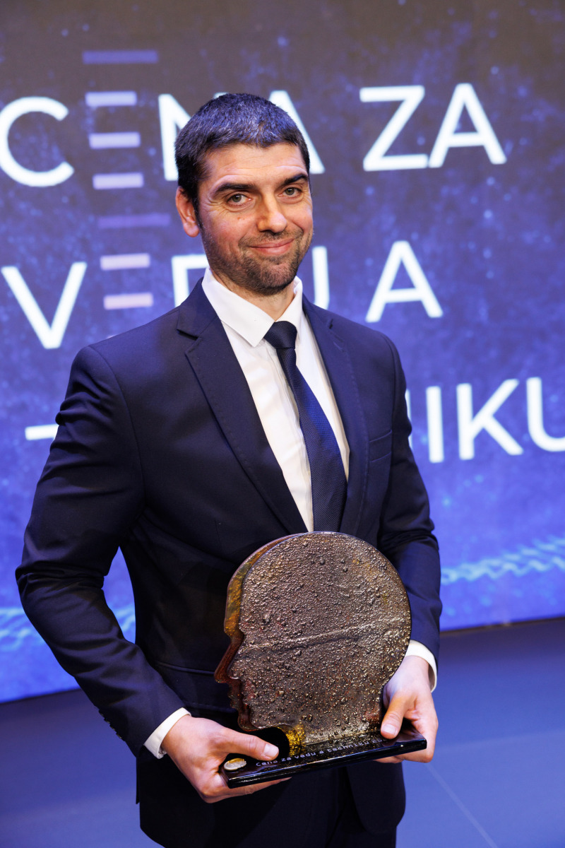 Prof. Ing. Alexander Hošovský, PhD., laureát Ceny za vedu a techniku 2025 v kategórii Osobnosť vedy a techniky. Zdroj: CVTI SR