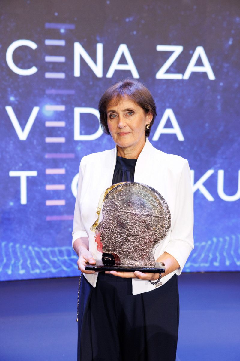 RNDr. Jarmila Makovníková, CSc., laureátka Ceny za vedu a techniku 2025 v kategórii Osobnosť vedy a techniky. Zdroj: CVTI SR
