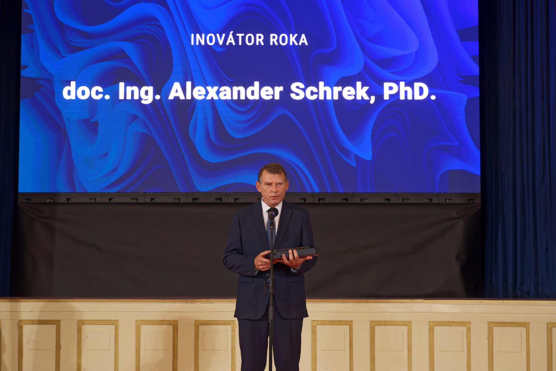 Vedec roka SR 2023 v kategórii Inovátor roka/Inovátorka roka: doc. Ing. Alexander Schrek, PhD.
