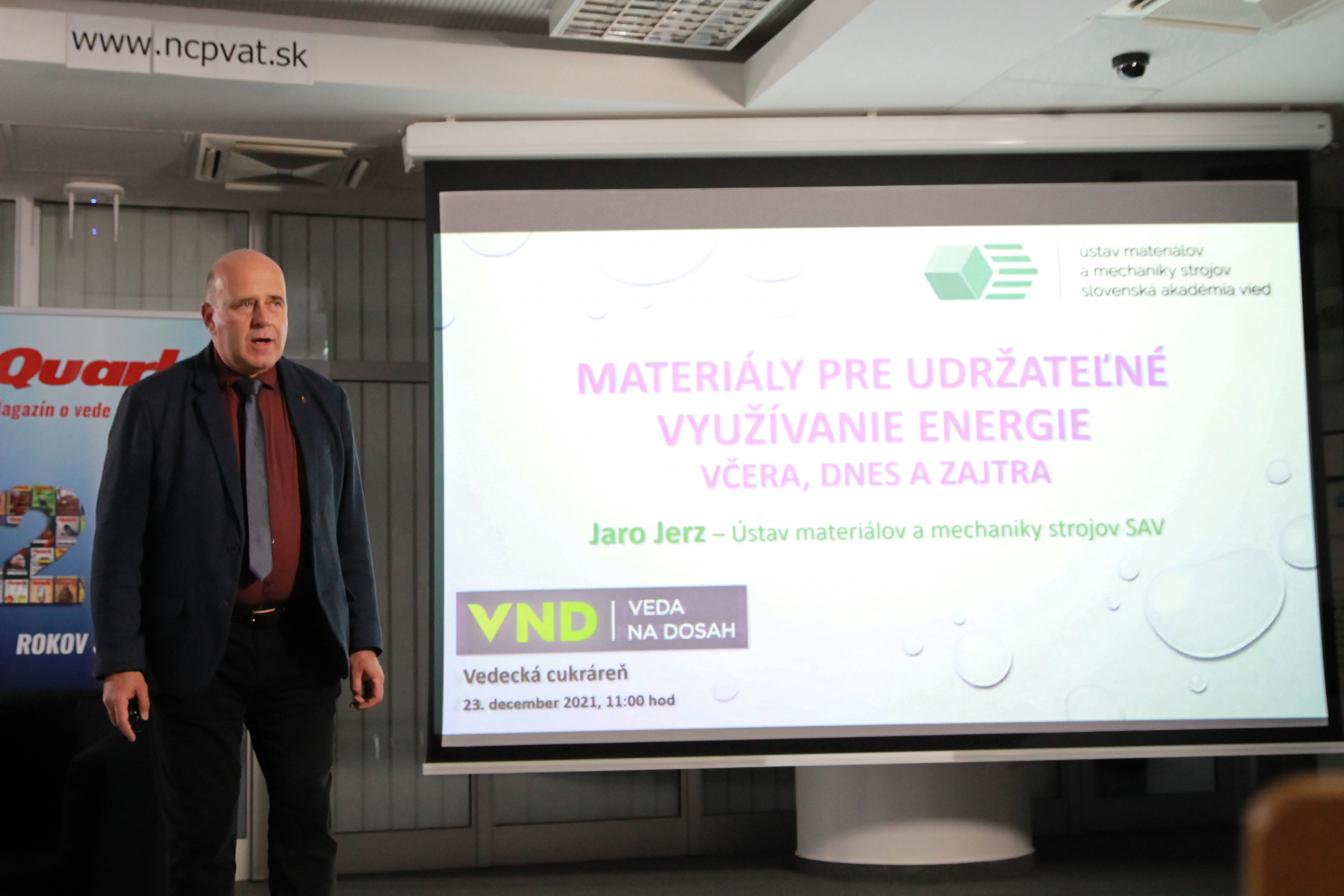 Materiály pre udržateľné využívanie energie – Dr. Ing. Jaroslav Jerz