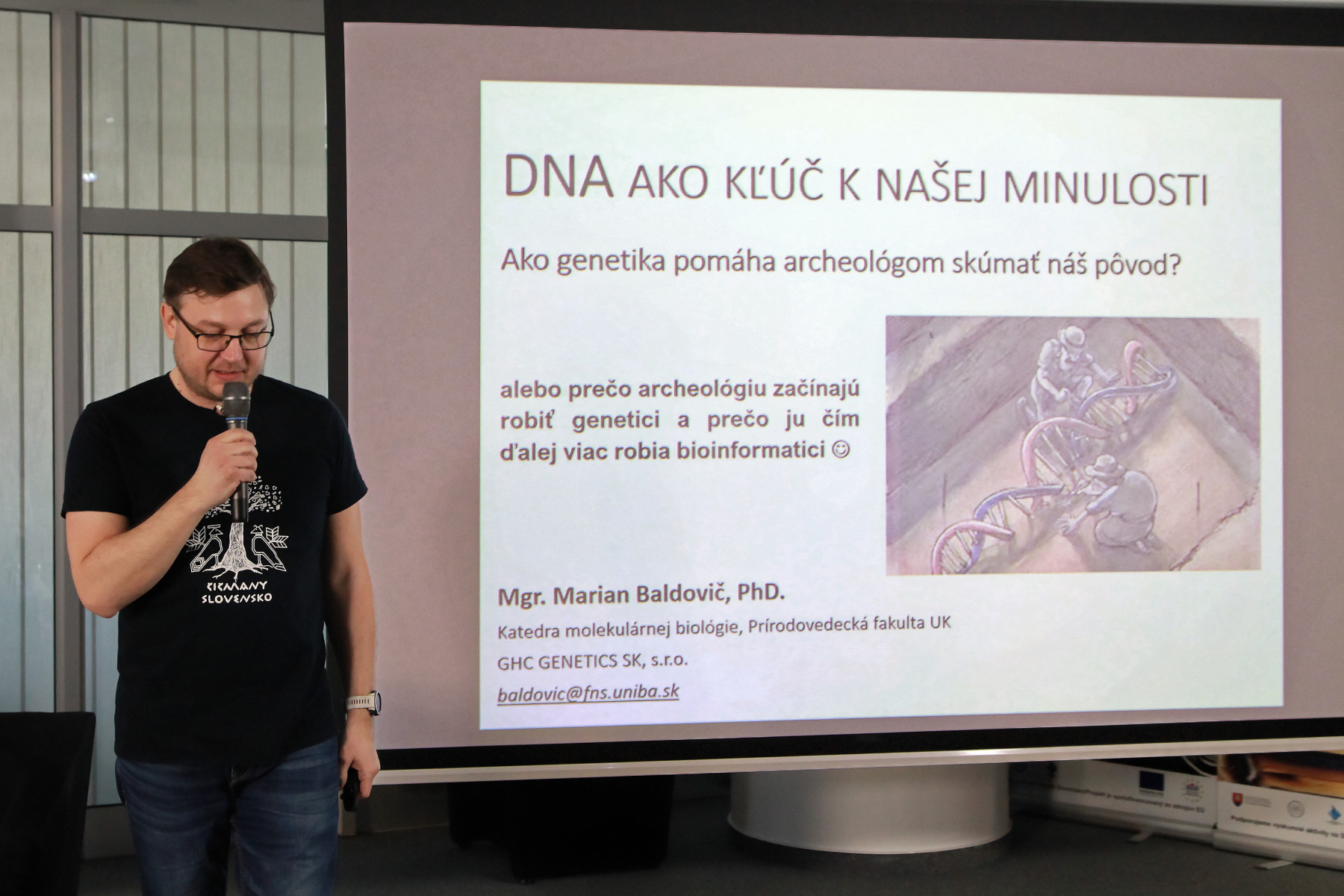 DNA ako kľúč k našej minulosti. Ako genetika pomáha archeológom skúmať náš pôvod? – Mgr. Marian Baldovič, PhD.