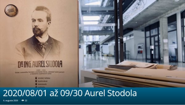 Aurel Stodola – Majster techniky