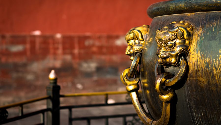 Časť architektúry čínskeho Pekingu. Zdroj: iStockphoto.com