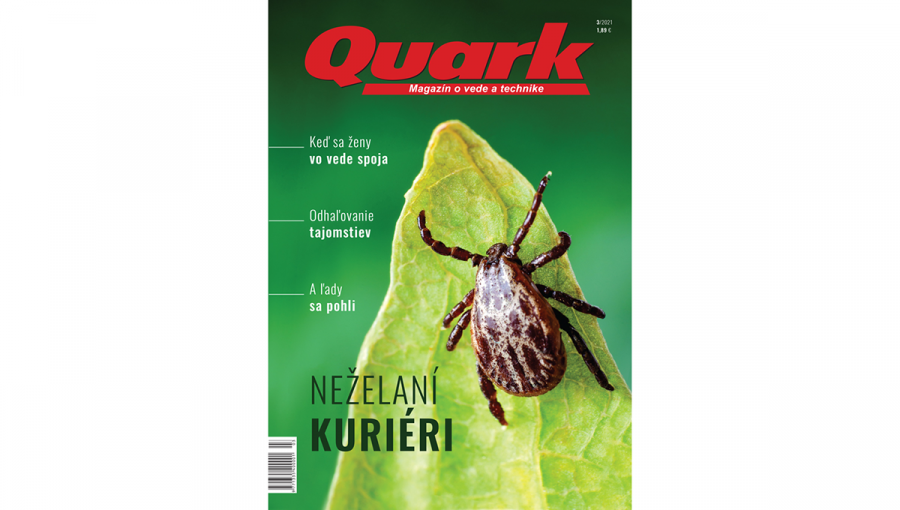 Nové vydanie časopisu Quark nájdete v novinových stánkoch od 1. marca 2021. Ak nechcete premeškať už ani jedno číslo časopisu, objednajte si zvýhodnené tlačené alebo elektronické predplatné na www.quark.sk/predplatne/. Pre aktuálne informácie a ďalšie zaujímavosti sledujte Quark na Facebooku: www.facebook.com/casopisquark.