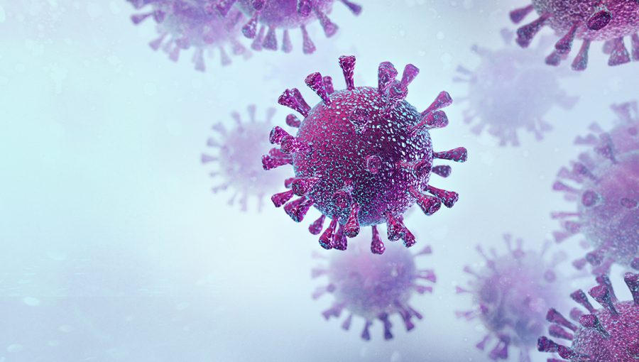 3D ilustrácia koronavírusu. Zdroj: iStockphoto.com