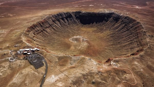 Meteorický kráter pri meste Winslow v štáte Arizona. Zdroj: iStockphoto.com