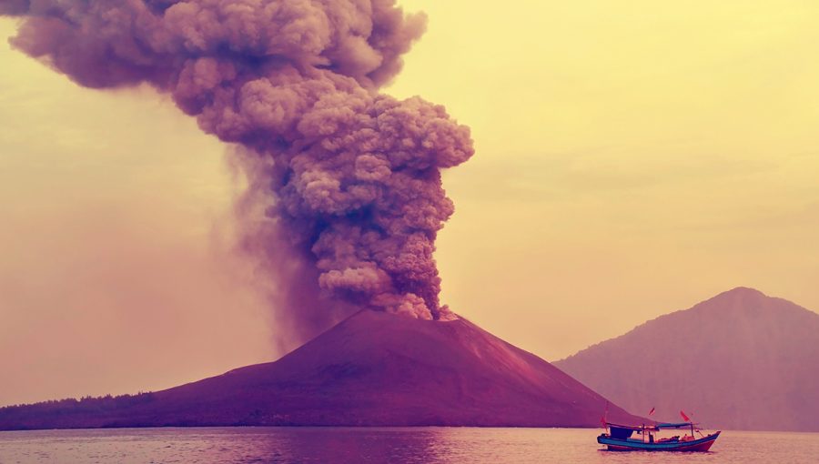 Sopka Krakatoa. Zdroj: iStockphoto.com