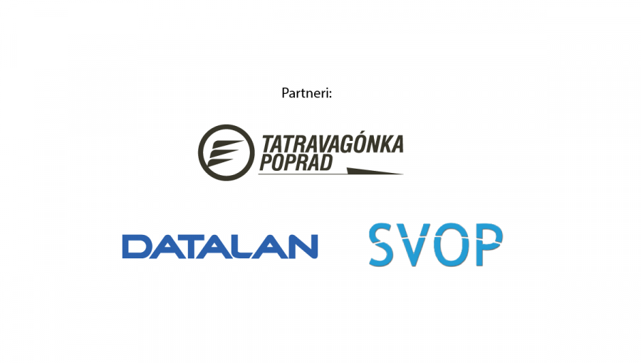 Logá partnerov VR SR 2020: Tatravagónka Poprad, DATALAN, SVOP.