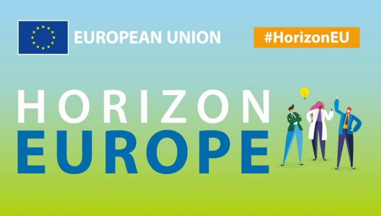 Banner podujatia Výskumné infraštruktúry v Horizonte Európa: Podpora výskumu a inovácií na roky 2021 – 2022