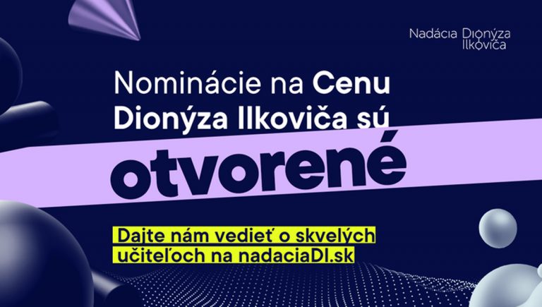 Banner podujatia: Nominácie na Cenu Dionýza Ilkoviča 2021