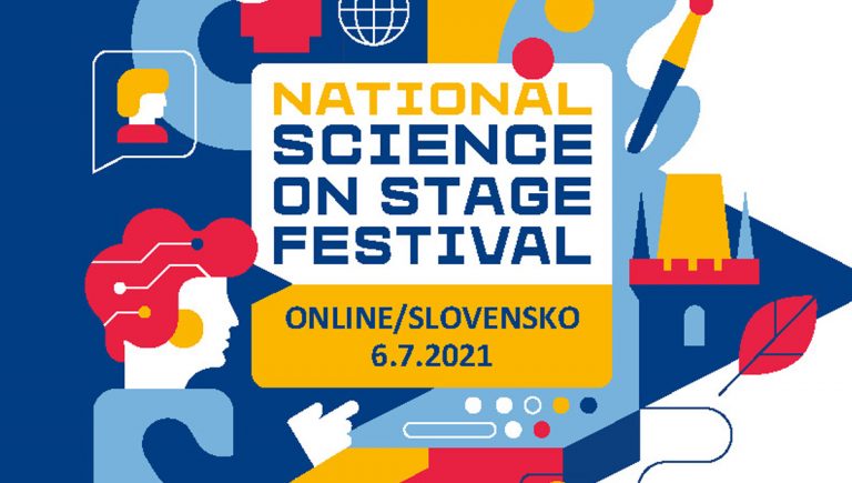 Banner podujatia: Science on stage festival – Národná prehliadka Veda na scéne