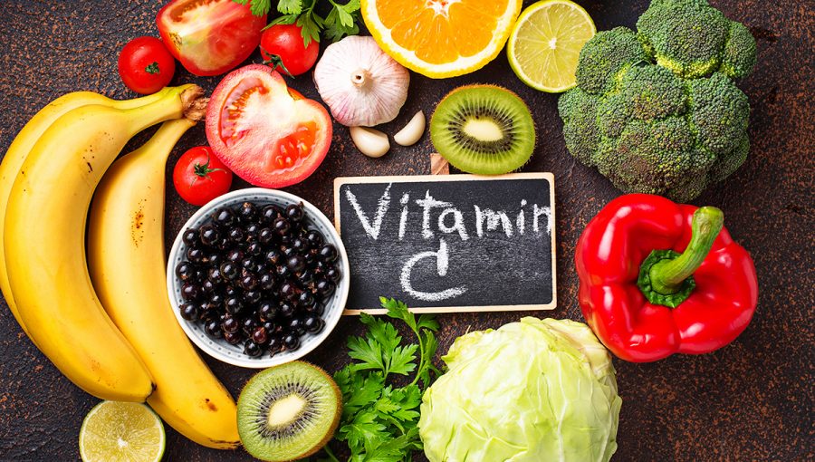 Zelenina a ovocie obsahujúce vitamín C. Zdroj: iStockphoto.com