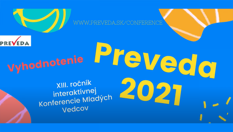 Banner k vyhodnoteniu ceny Preveda 2021.