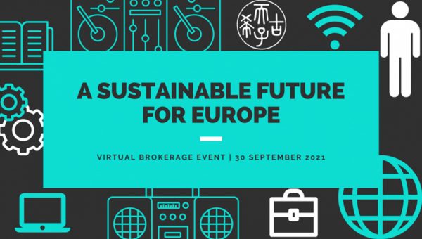Banner podujatia: Brokerage Event: “A sustainable future for Europe”