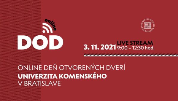 Banner podujatia: Deň otvorených dverí UK v Bratislave