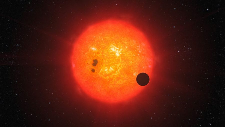 Umelecká predstava o prechode planéty pred svojou hviezdou. Zdroj: ESO/L. Calçada