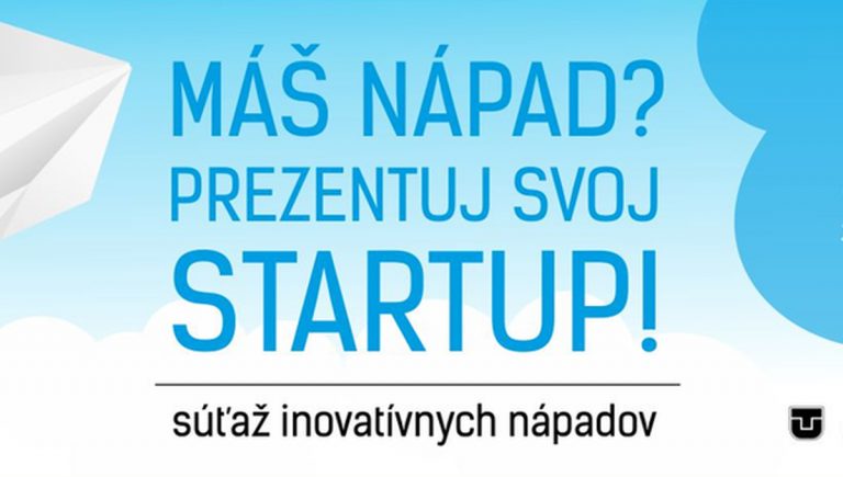 Banner podujatia: Máš nápad? Prezentuj svoj startup!
