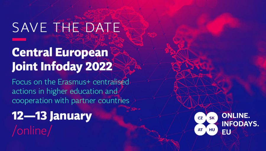Banner podujatia: Stredoeurópsky spoločný informačný deň Erasmus+