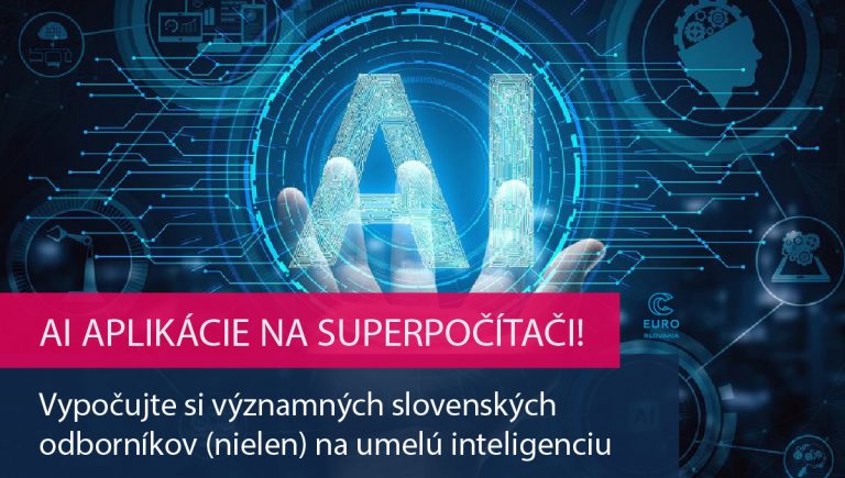 Banner: AI aplikácie na superpočítači.