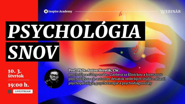 Banner podujatia: Anton Heretik: Psychológia snov