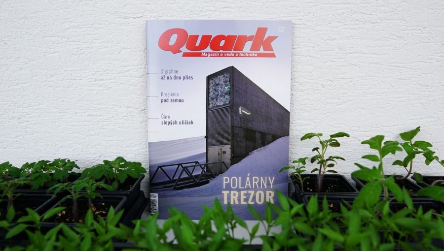 Obálka aprílového vydania časopisu Quark. Zdroj: Quark