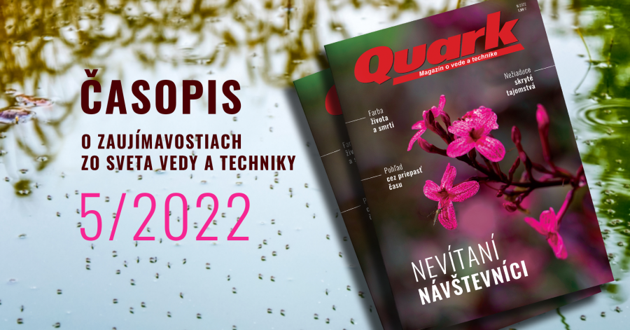 Banner vyobrazujúci obálku časopisu Quark 5/2022. Zdroj: Quark