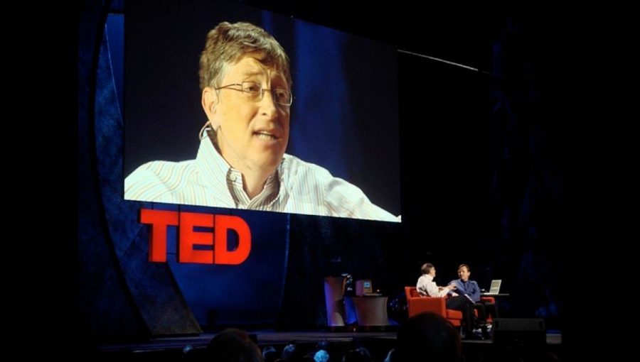 Bill Gates na podujatí TEDx.
