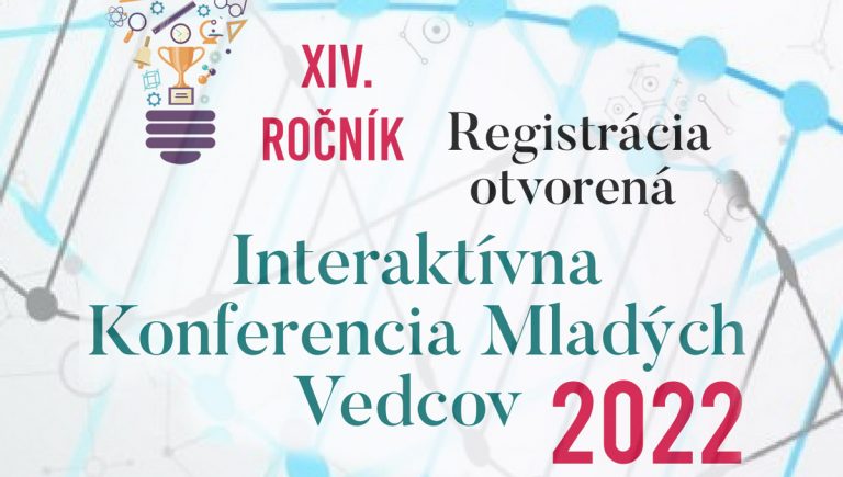 Banner podujatia: Interaktívna konferencia mladých vedcov 2022