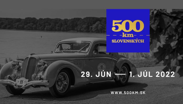 Banner podujatia: 500 km slovenských