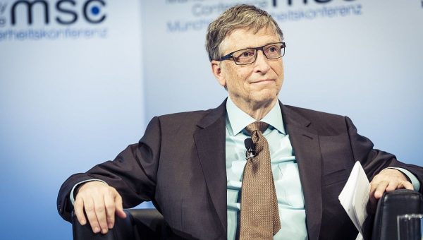 Bill Gates na Mníchovskej konferencii bezečnosti v roku 2017. Foto: Kuhlmann/MSC. Zdroj: Wikimedia Commons