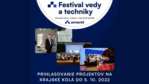Banner podujatia: 25. ročník Festivalu vedy a techniky AMAVET