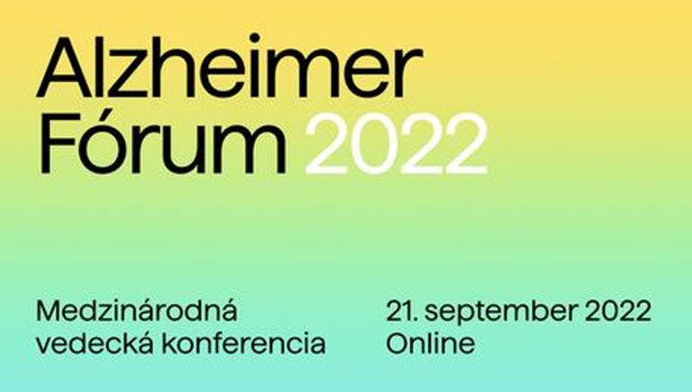 Banner podujatia: Alzheimer Fórum 2022