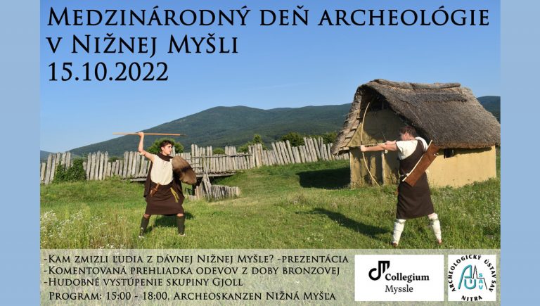 Banner podujatia: Medzinárodný deň archeológie v Nižnej Myšli