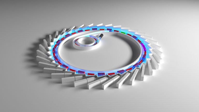 Synchrotron - kruhový urýchľovač častíc. Zdroj: iStockphoto.com