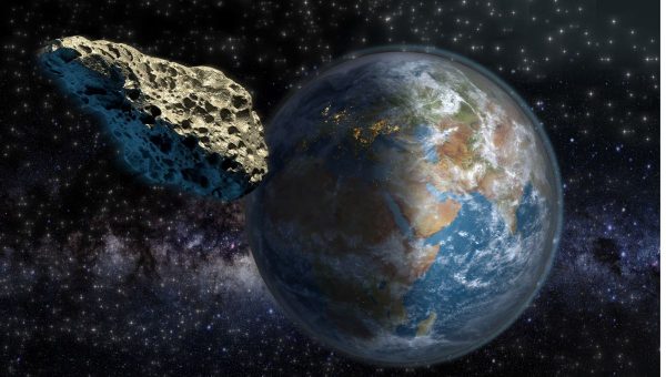 Asteroid sa približuje ku Zemi.