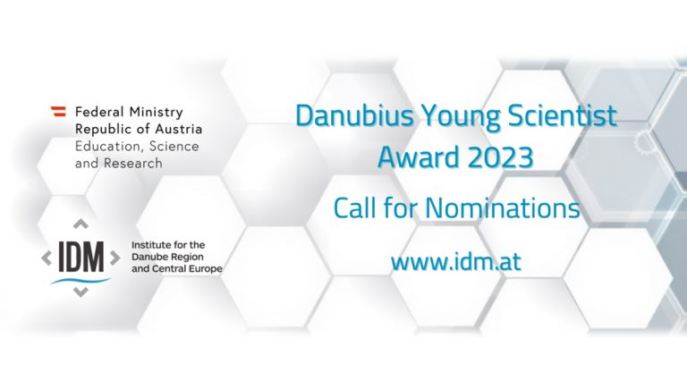 Banner výzvy: Danubius Young Scientist Award 2023 – Nominácie