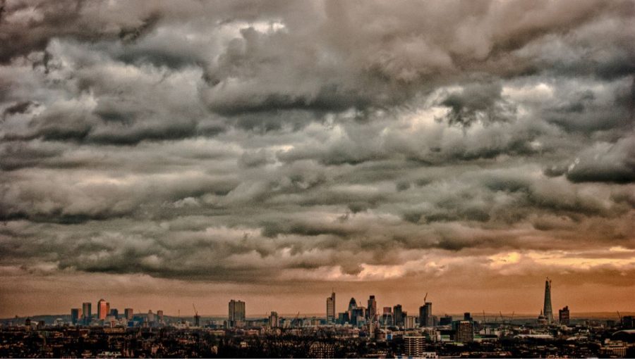 Pohľad na mraky smogu nad Londýnom. Zdroj: iStockphoto.com
