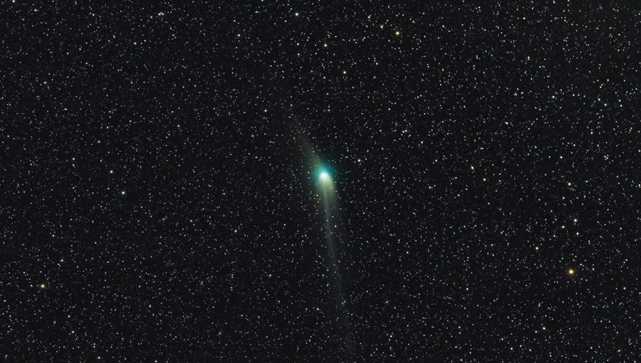 C/2022 E3 (ZTF), kométa z Oortovho oblaku. Fotografia z 25. januára 2023. Zdroj: iStockphoto.com