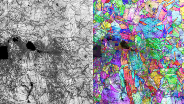 Zliatina pod mikroskopom. Autor: Robert Ritchie/Berkeley Lab