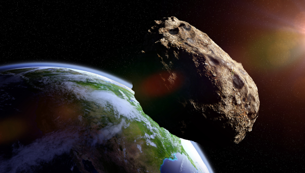 Ilustračný obrázok asteroidu. Zdroj: iStockphoto.com
