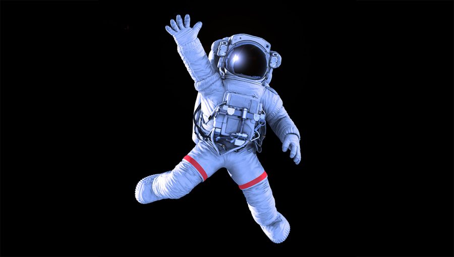 Astronaut vo vesmíre. Zdroj: iStockphoto.com