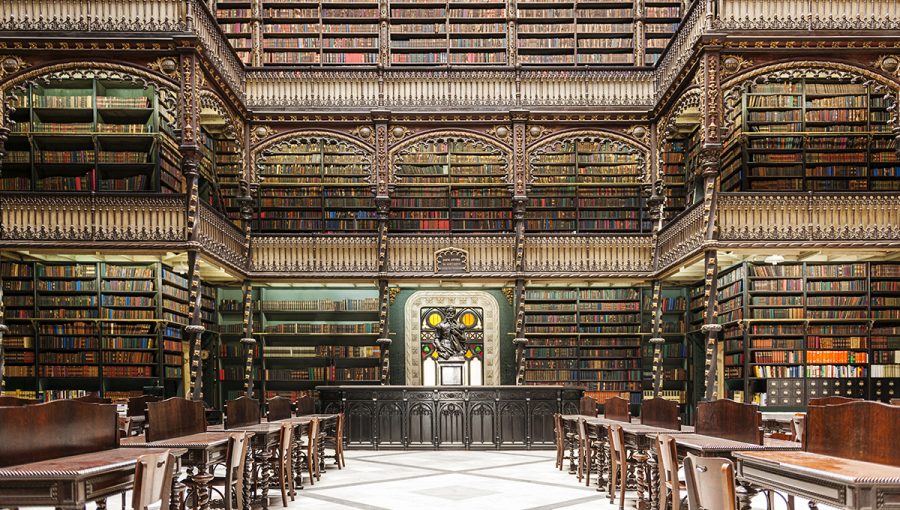 Portugalská kráľovská knižnica, Rio de Janeiro, Brazília. Zdroj: iStockphoto.com