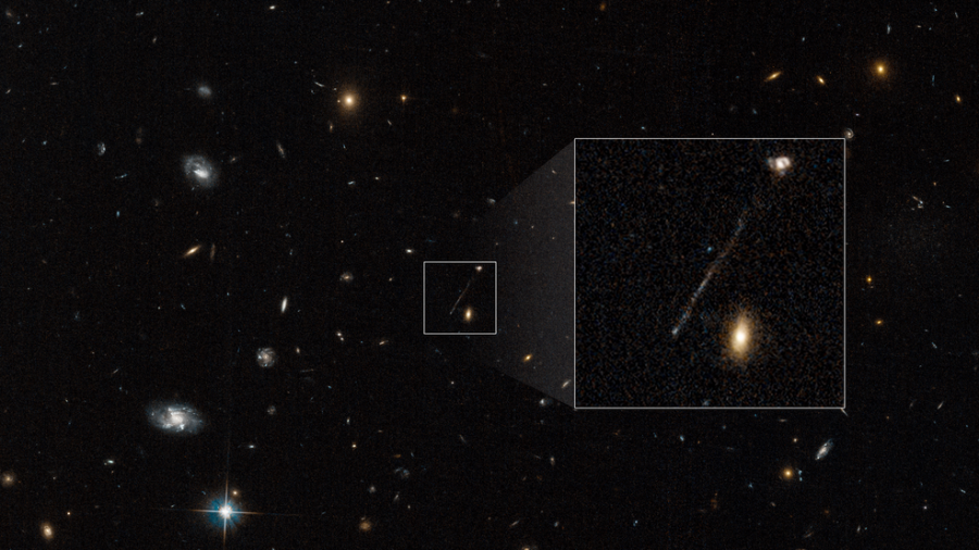 Snímka z Hubblovho teleskopu. Zdroj: NASA