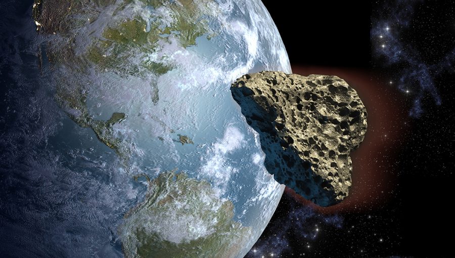 Asteroid mieriaci na Zem. Zdroj: iStockphoto.com