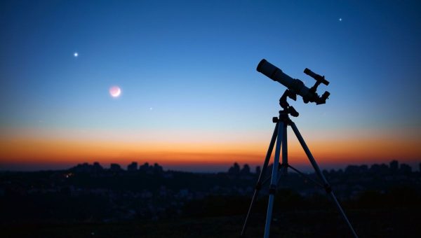 Ďalší úkaz, ktorý bude stáť za to. Mesiac, Venuša a Mars sa počas letného slnovratu zoradia do trojuholníka. Zdroj: iStockphoto.com