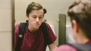 Teenager v depresii na školských toaletách. Zdroj: iStockphoto.com