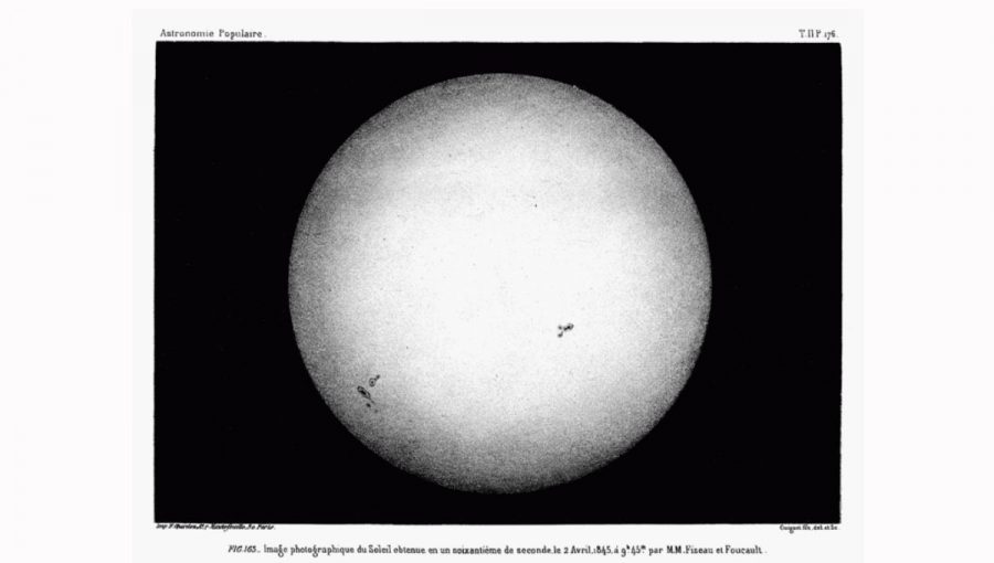 Prvý podarený záber slnka. Dagerotypia Foucaulta a Fizeaua