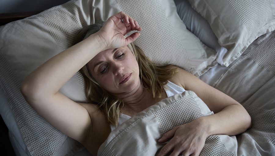 Žena trpiaca nespavosťou. Zdroj: iStockphoto.com